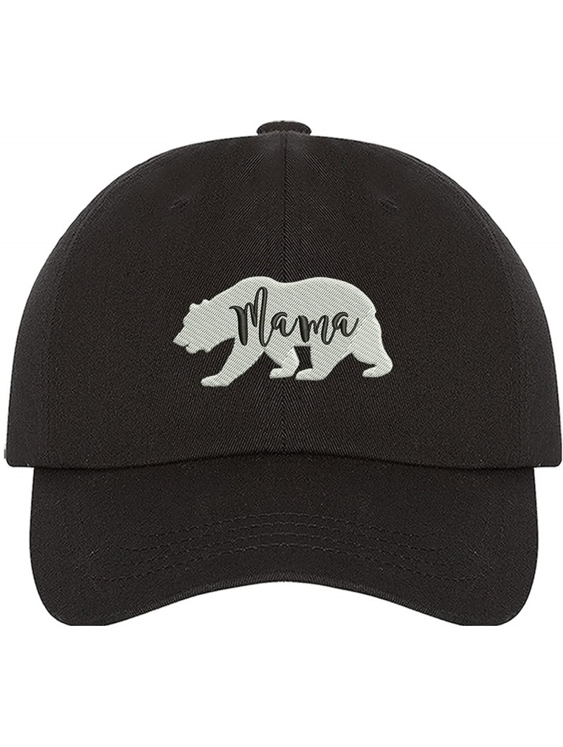 Baseball Caps Mama Bear Family Dad Hat - Black (Mama Bear Family Dad Hat) - CI18EOK03C5 $18.84