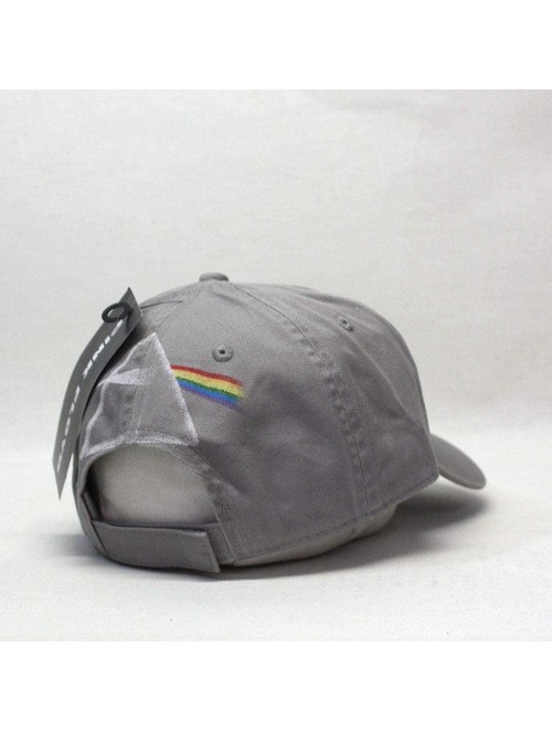 Baseball Caps Classic Rock and Roll Music Band Adjustable Baseball Cap with Iconic Lapel Pin - Gray - CB18Q6DX6D3 $27.95