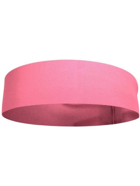 Headbands WICKING HEADBAND Sweatband - Neon Coral - CE11KRYU4ZH $20.38