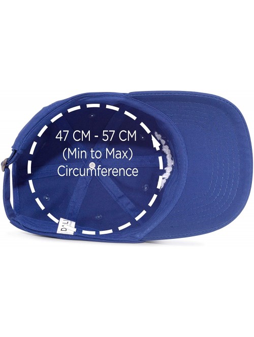 Baseball Caps Volleyball Mom Premium Cotton Cap Womens Hats for Mom - Royal Blue - CB18IW0WQGN $16.03