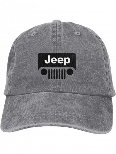 Baseball Caps Unisex Jeep Logo Retro Cowboy Hat Sports Baseball Cap Adjustable Classic Cotton Adult Hat for Mens Womens - Gra...