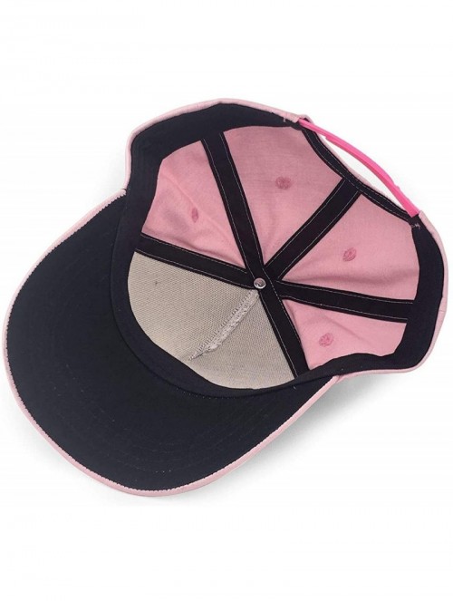 Baseball Caps Ku Kiai Mauna Kea Men Retro Adjustable Cap for Hat Cowboy Hat - Pink - CG18Y40GG2T $28.83