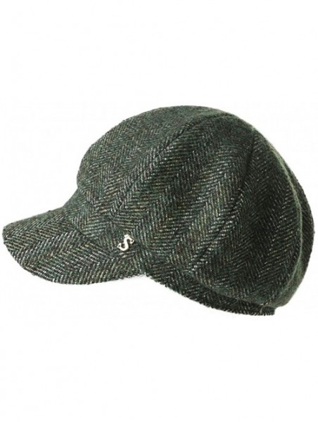 Newsboy Caps 2019 New Womens Visor Beret Newsboy Hat Cap for Ladies Merino Wool - 99952_army Green - C218Y63RETU $18.21