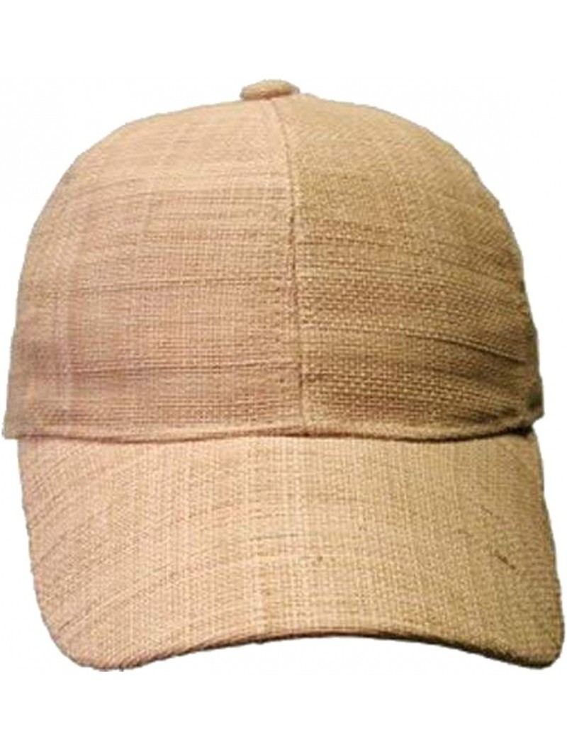 Baseball Caps Jenny Cake Raffia Straw Baseball Cap - Natural - C011DNWDX17 $53.89