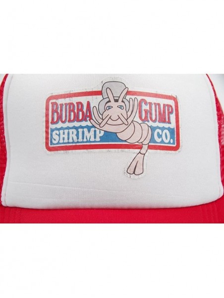 Baseball Caps Adult Gump Running Hat- Shrimp Mesh Baseball Trucker Cap- Cosplay Costumes - Pink-1 - CK18COR2N65 $13.82