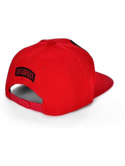 Baseball Caps Deadpool Baseball Cap Hip-hop Snapback Hat - Red - CZ12JZONBNV $16.85