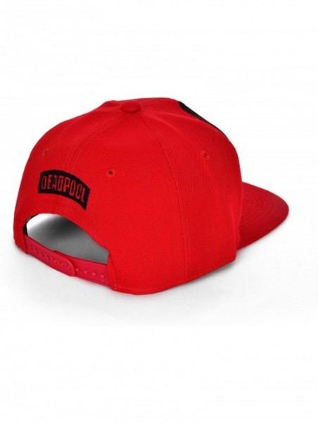 Baseball Caps Deadpool Baseball Cap Hip-hop Snapback Hat - Red - CZ12JZONBNV $16.85