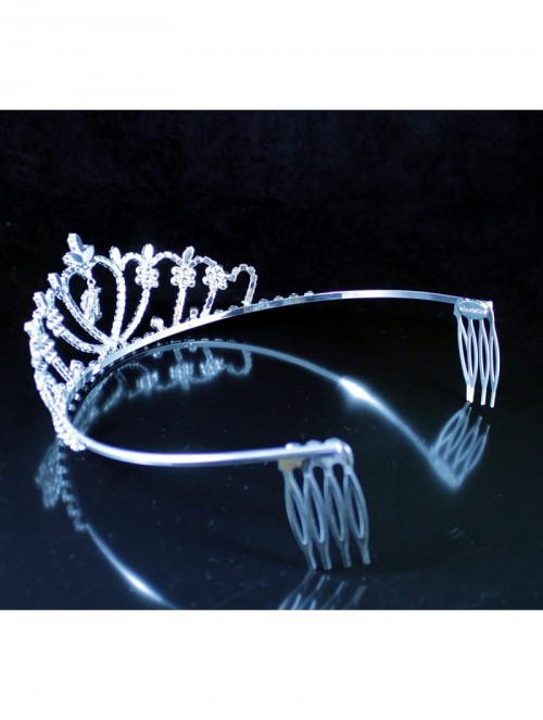 Headbands Eighteen Five Year Old Rhinestone Headpiece - 18 Silver - CH18W3KY7WK $24.00