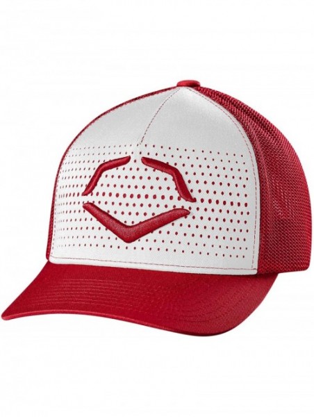 Baseball Caps Xvt Flexfit Baseball Cap - Scarlet/White - CI18X5N667U $30.77