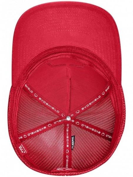 Baseball Caps Xvt Flexfit Baseball Cap - Scarlet/White - CI18X5N667U $30.77