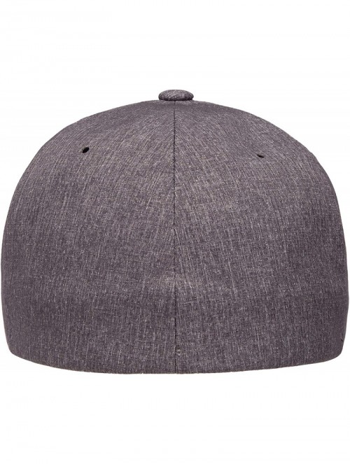 Baseball Caps Men's Seamless Fitted Delta Carbon Cap - Melange Blue - CM18WTWURTU $17.40