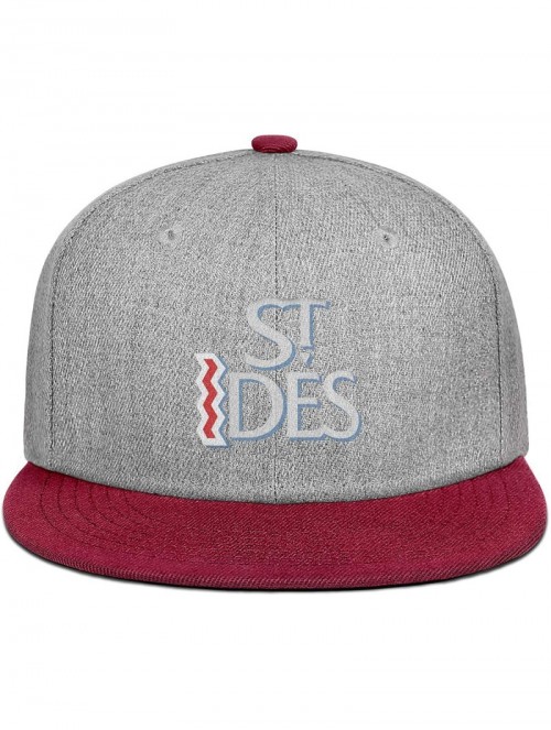 Baseball Caps Unisex St.Ides Logo Hat Adjustable Fitted Dad Baseball Cap Trucker Hat Cowboy Hat - Burgundy-36 - CK18W3AKR6L $...