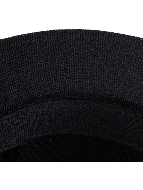 Headbands Womens Fashion Style Cloche Bucket Hat with Flower Accent Fedoras Hat - Black - CR180HTEM3U $11.79