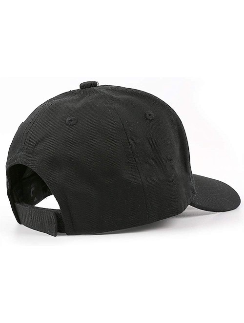 Baseball Caps Unisex Mens Baseball Hat Casual Adjustable Mesh Visor Freightliner-Trucks-Flat Cap - Black-27 - CI18USM4923 $22.49