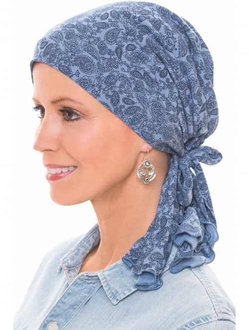 Headbands So Simple Scarf - Pre Tied Head Scarf for Women in Soft Bamboo - Cancer & Chemo Patients - CZ12O6QK5GS $43.14