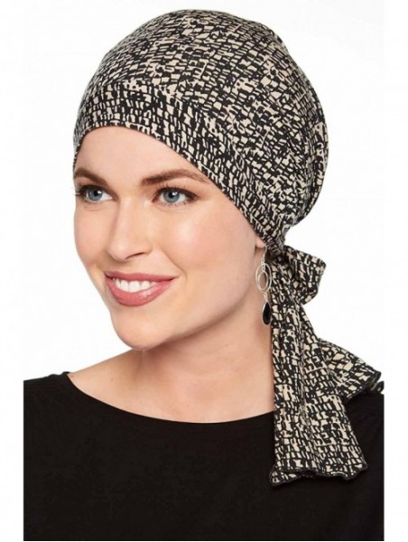 Headbands So Simple Scarf - Pre Tied Head Scarf for Women in Soft Bamboo - Cancer & Chemo Patients - CZ12O6QK5GS $43.14