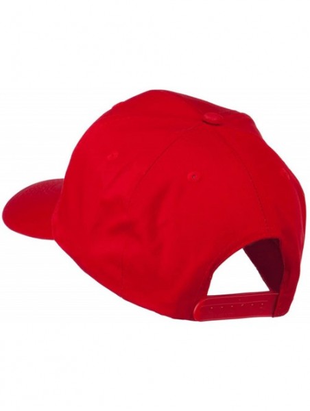 Baseball Caps Jamaica Flag Letter Patched High Profile Cap - Red - C511ND5PJ07 $23.79