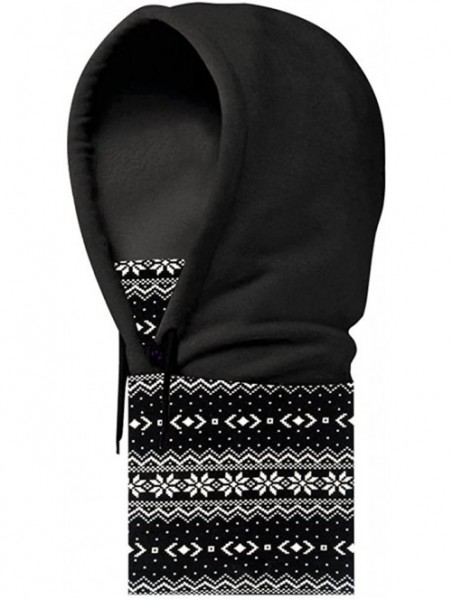 Balaclavas Balaclava Ski Mask - Wind-Resistant Thicken Warm Neck Face Mask Winter Outdoor Hood - Black-spring - CQ12O6EJ7B0 $...