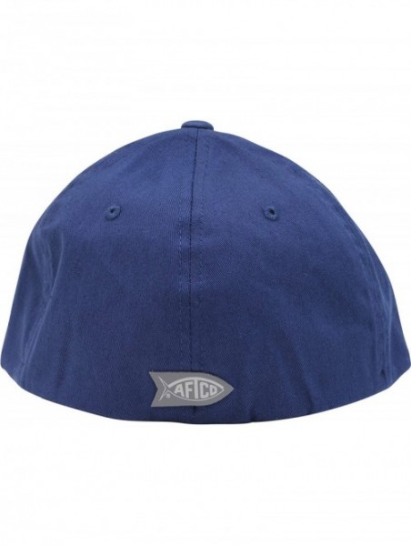 Baseball Caps Mens Big J Fitted Hat- Navy- L/XL - CC18CM5X349 $35.34