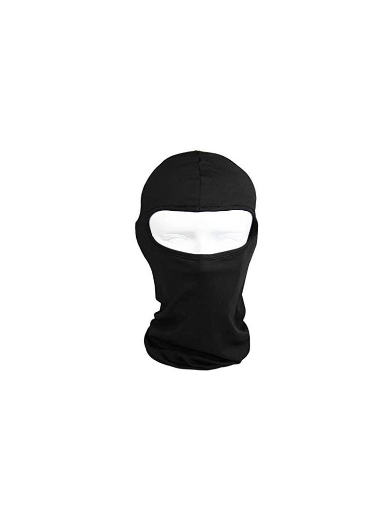 Balaclavas Outdoor Sports Elastic Breathable Sun-Resistant Anti-dust Polyester Bike Hat - Black - CH11SKYNYWL $15.16