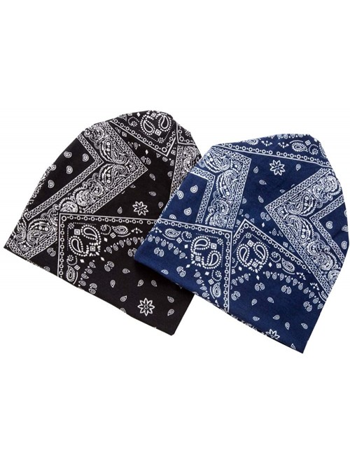 Skullies & Beanies Women's Slouchy Beanie Chemo Hat Baggy Sleep Cap Infinity Scarf - 2 Pack-g - CE18TXK38DS $16.46