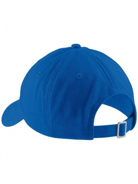 Baseball Caps Cactus Embroidered Soft Low Profile Adjustable Cotton Cap - Royal - CV12NSL8NLX $26.30