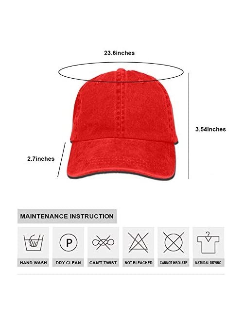 Baseball Caps Men Women Camp Hair Make America Grateful Again Cotton Denim Baseball Hat Adjustable Street Rapper Hat - CT18NH...