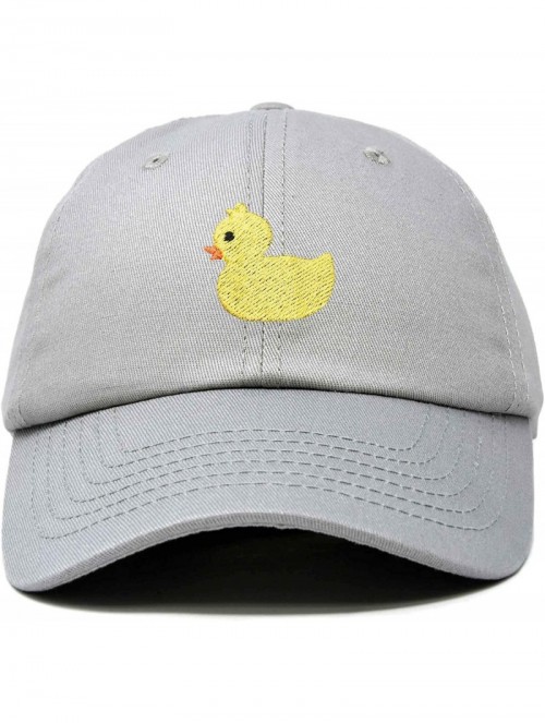 Baseball Caps Cute Ducky Soft Baseball Cap Dad Hat - Gray - C218LZ8K6G4 $18.74