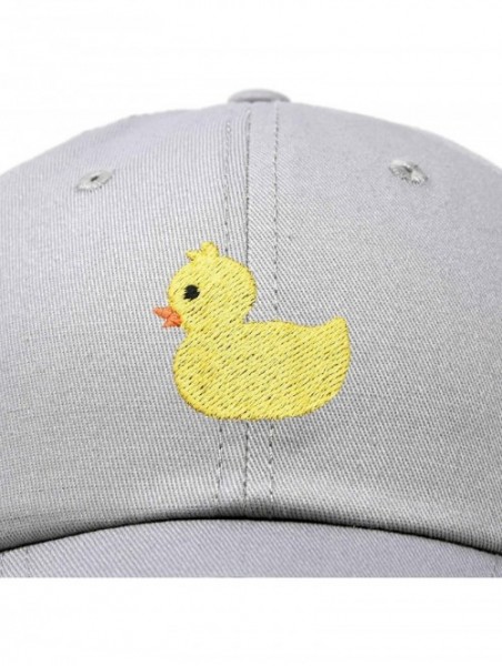 Baseball Caps Cute Ducky Soft Baseball Cap Dad Hat - Gray - C218LZ8K6G4 $18.74