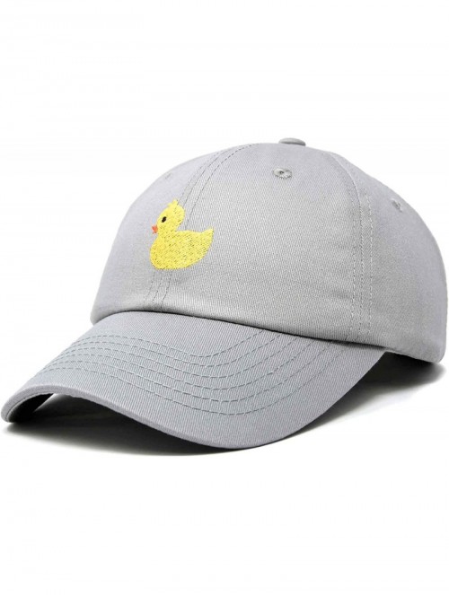 Baseball Caps Cute Ducky Soft Baseball Cap Dad Hat - Gray - C218LZ8K6G4 $18.74