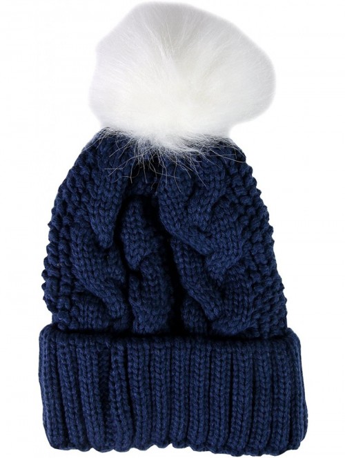 Skullies & Beanies Winter Beanies- Wholesale Bulk Cold Weather Thermal Warm Stretch Skull Cap- Mens Womens Unisex Hat - Navy ...