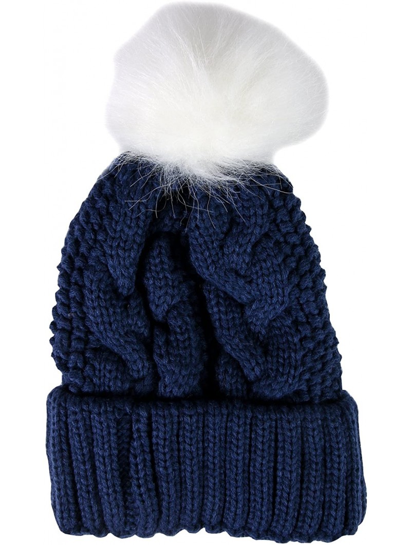 Skullies & Beanies Winter Beanies- Wholesale Bulk Cold Weather Thermal Warm Stretch Skull Cap- Mens Womens Unisex Hat - Navy ...