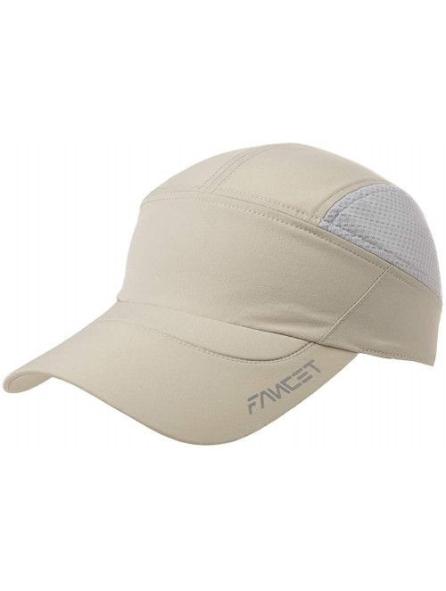 Baseball Caps Mens UPF50 Quick-Dry Baseball Cap Foldable Brim Free-Size Sun Hat Unisex - 00040_khaki - C318S9CU57R $21.48