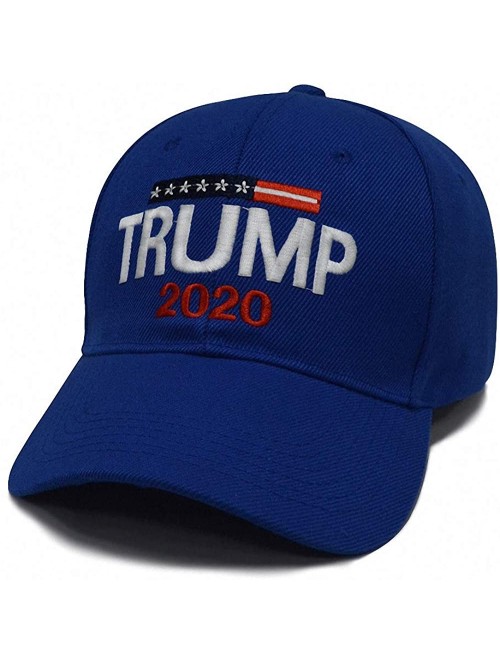 Baseball Caps American Patriotic Adjustable Embroidered Baseball - Blue - CT194560A3A $12.63