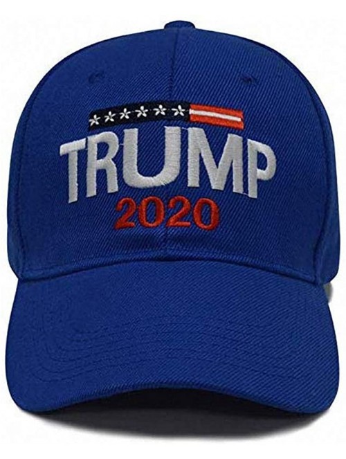 Baseball Caps American Patriotic Adjustable Embroidered Baseball - Blue - CT194560A3A $12.63