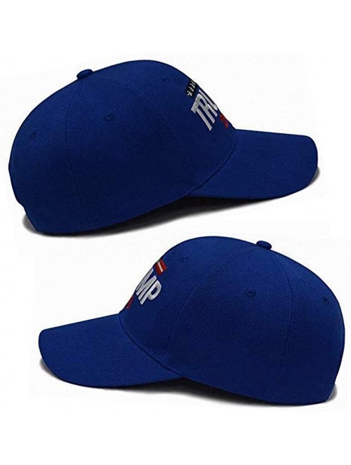 Baseball Caps American Patriotic Adjustable Embroidered Baseball - Blue - CT194560A3A $12.63