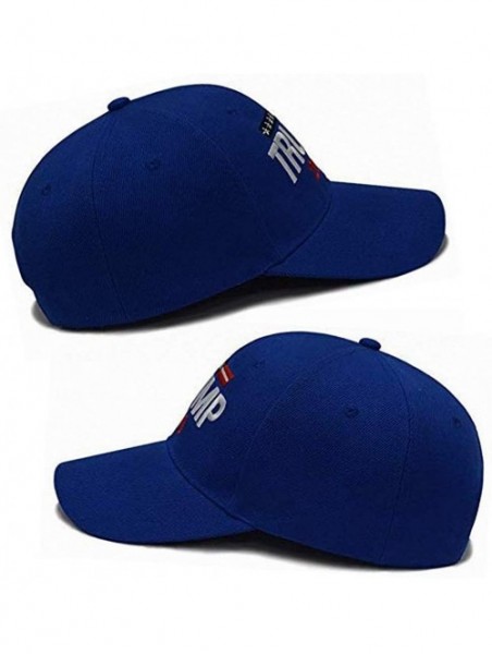 Baseball Caps American Patriotic Adjustable Embroidered Baseball - Blue - CT194560A3A $12.63