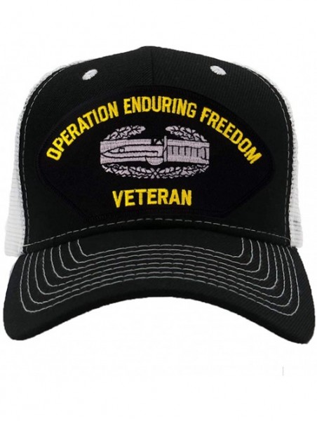 Baseball Caps Combat Action Badge - Operation Enduring Freedom Veteran Hat/Ballcap Adjustable One Size Fits Most - CQ18SAYYX7...