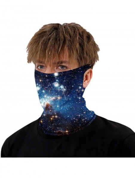 Balaclavas Face Bandana Mask Cover Scarf for Men Women Reusable Summer Dust UV Tube Neck Gaiter Ear Loops Balaclava Outdoors ...