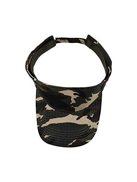 Visors Sports Sun Visor Hats Twill Cotton Ball Caps for Men Women Adults Kids - Camo-3 - CO18YCRE432 $13.76