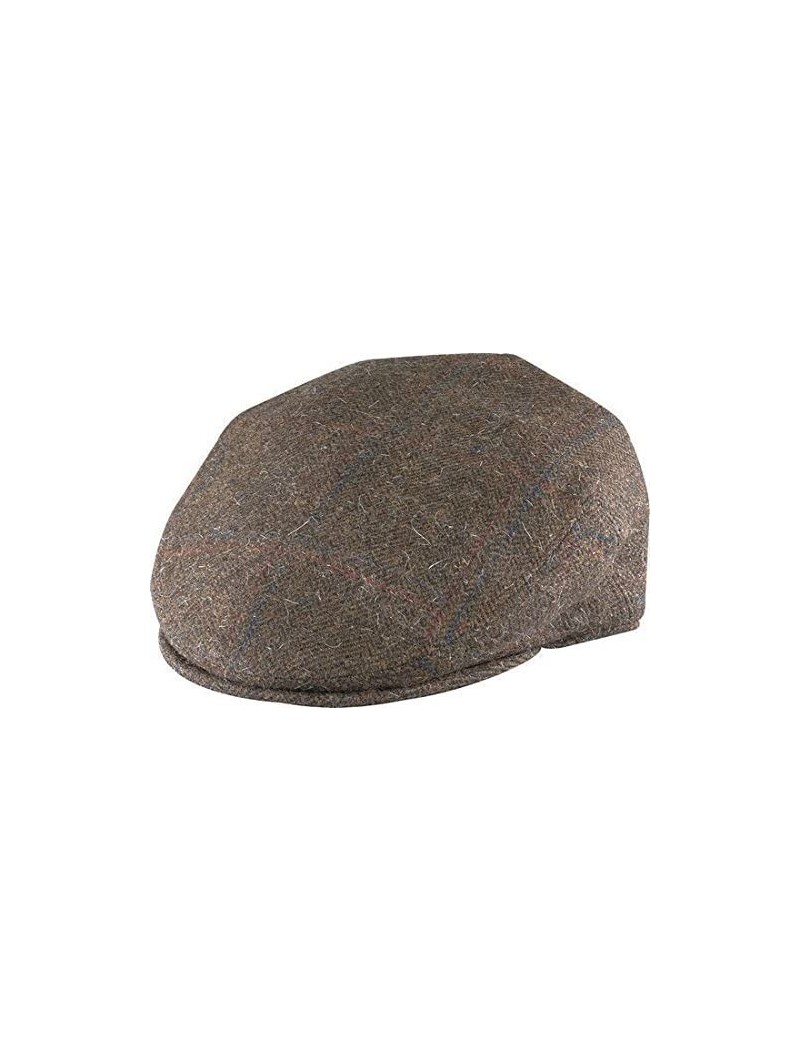 Newsboy Caps Ivy League Italian Wool Cap - Brown - CL117BDBD61 $44.12