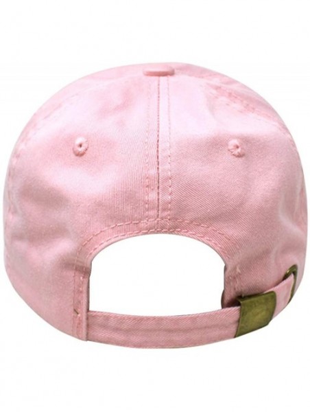 Baseball Caps Be Kind Trendy Fashion Dad Hat Cotton Baseball Cap Polo Style Low Profile - Cotton Light Pink - CL18SXGK9TR $18.05