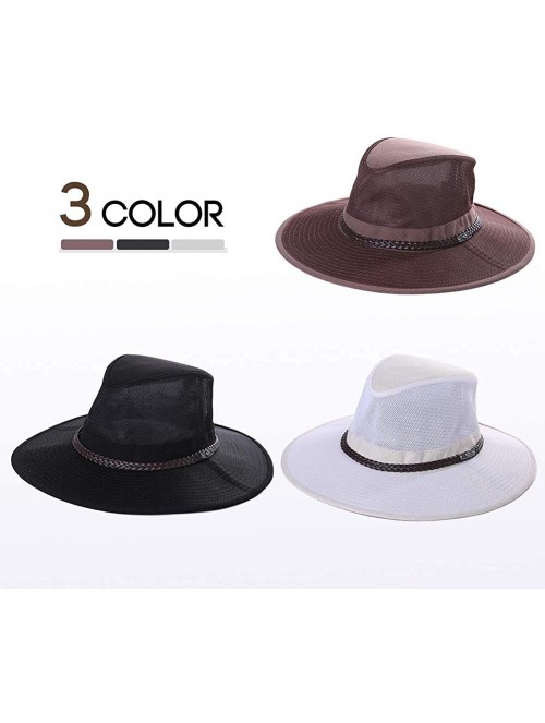 Sun Hats Packable Unisex Fishing Sun Hat Outdoor Safari Panama SPF 50 Travel for Men Women 56-61cm - Coffee_99069 - C118E4TG3...