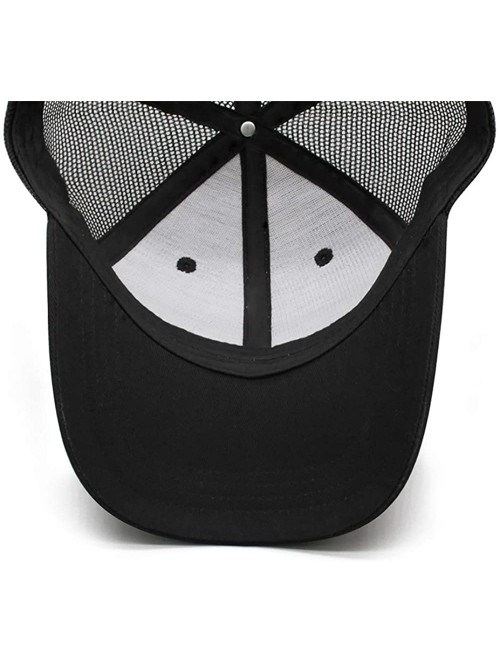 Baseball Caps Unisex Men's Baseball Hat Casual Adjustable Mesh Dad kenworth-w900 Trucker Cap - Black-28 - CD18T9602W7 $24.21