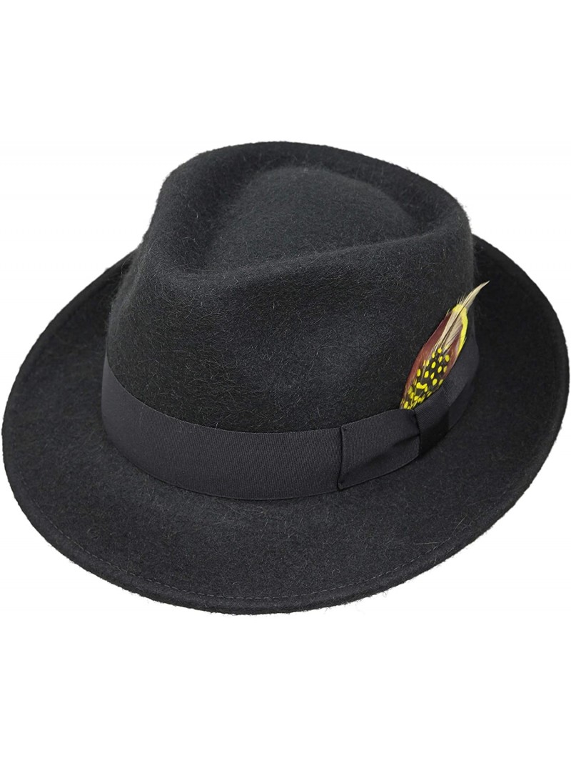 Fedoras Alpaca Doyle - Teardrop Fedora Hat - Premium Alpaca Wool Felt - Crushable for Travel - Water Resistant - Unisex - CW1...