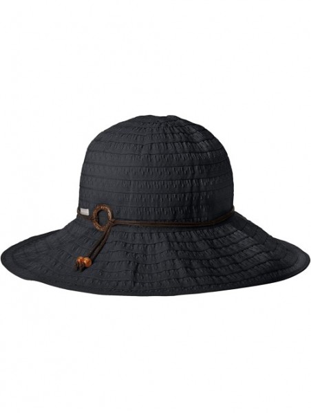 Sun Hats Women's Coconut Ring Safari Sun Hat - Black - CB114ZCDE63 $33.59