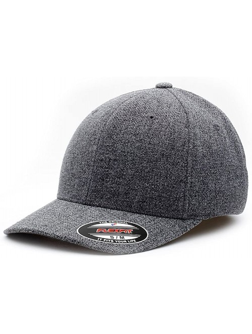 Visors Custom Hat 6277 and 6477 Flexfit caps Embroidered. Place Your Own Logo or Design - Melange Dark - C9188XZQ6ZG $42.70