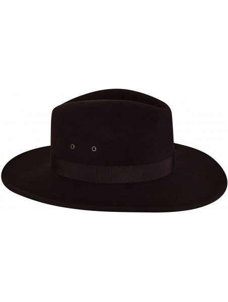 Fedoras Men Twain Fedora - Brown - CW18C483NNS $55.97