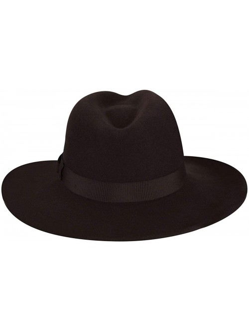 Fedoras Men Twain Fedora - Brown - CW18C483NNS $55.97