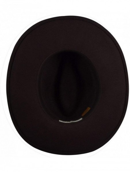 Fedoras Men Twain Fedora - Brown - CW18C483NNS $55.97